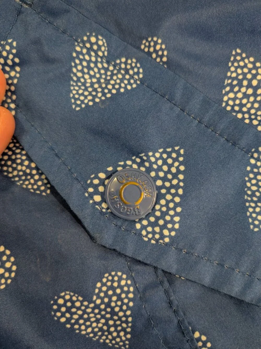 ⭐ OshKosh Bgosh blue / pink / white fleece-lined jacket size 6